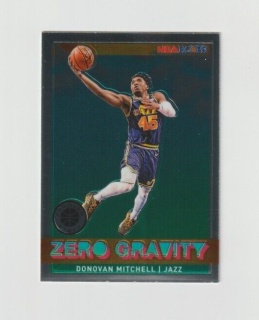 2019-20 Panini Hoops Premium Stock ZERO GRAVITY # 8 Donovan Mitchell UTAH JAZZ