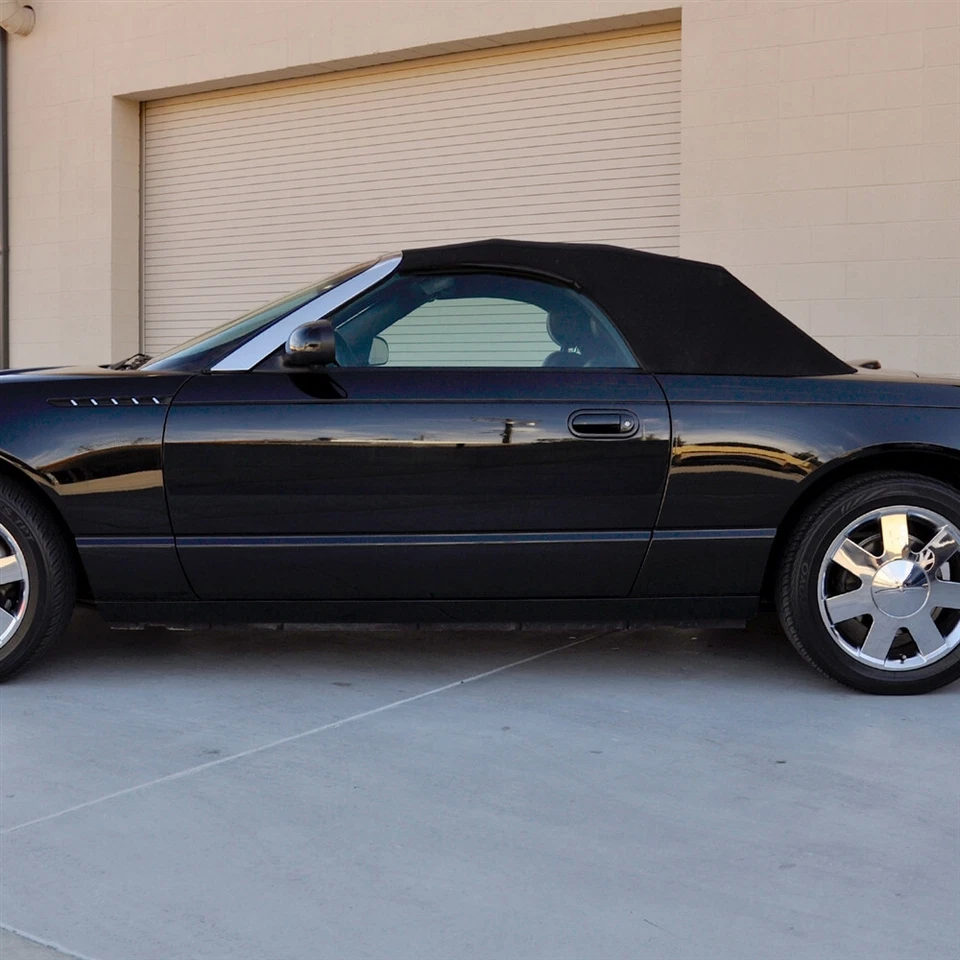 Ford Thunderbird 2001-2005 techo convertible, lona de tela, negro Foto 2 de 3