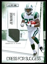 2010 Rookies and Stars Dress for Success Jerseys Prime #30 Joe McKnight /50