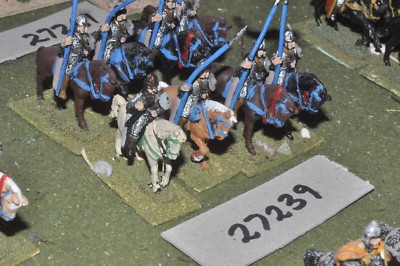 25mm Römerzeit / Roman - schwere 8 Figuren - Cav (27239)