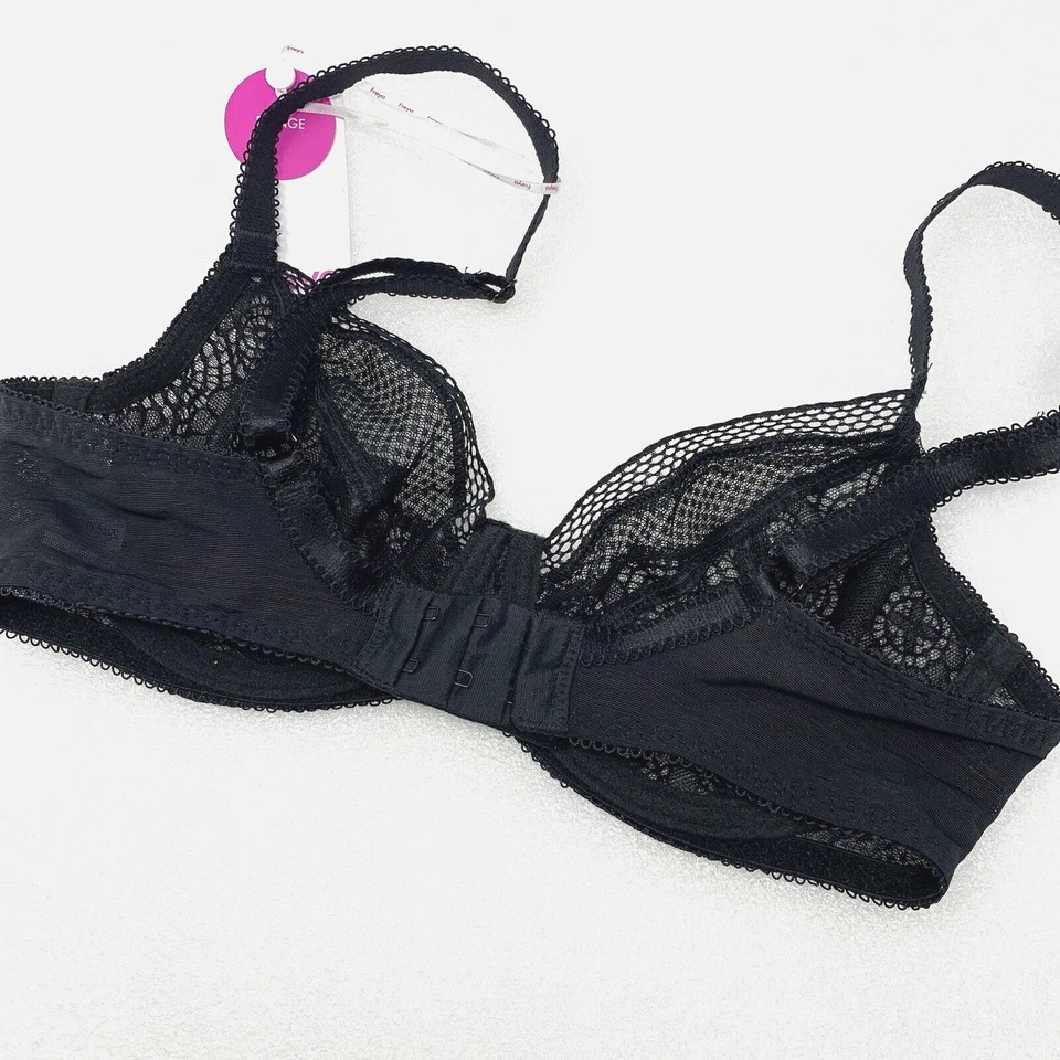 Sujetador Balconette US 30DD FREYA AA5491 Expression Con Aros Sumergir Malla Transparente Encaje Foto 4 de 4