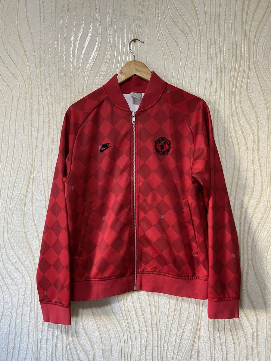 MANCHESTER UNITED 2009 2010 FOOTBALL SOCCER WARM TRACK TOP MANCHESTER UNITED 2009 2010 FOOTBALL SOCCER WARM TRACK TOP