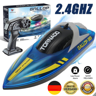 2,4GHz 15 KM/H High Speed RC Boot Ferngesteuertes Rennboot Speedboot Schiff Boat