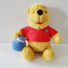 Winnie the Pooh Plush Teddy Bear With Honey Pot Jar Stuffed