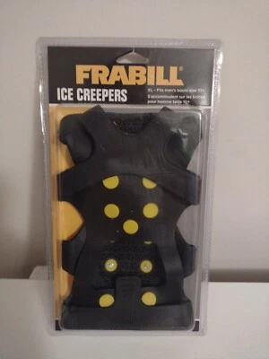 Frabill Ice Creepers Men's XL (Boot size 10+) Model #7008 New Factory Package! - Image 1 of 4