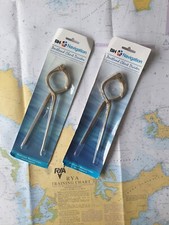 Portland Solid Brass Single Hand Chart Dividers - RYA course Navigation Plotter