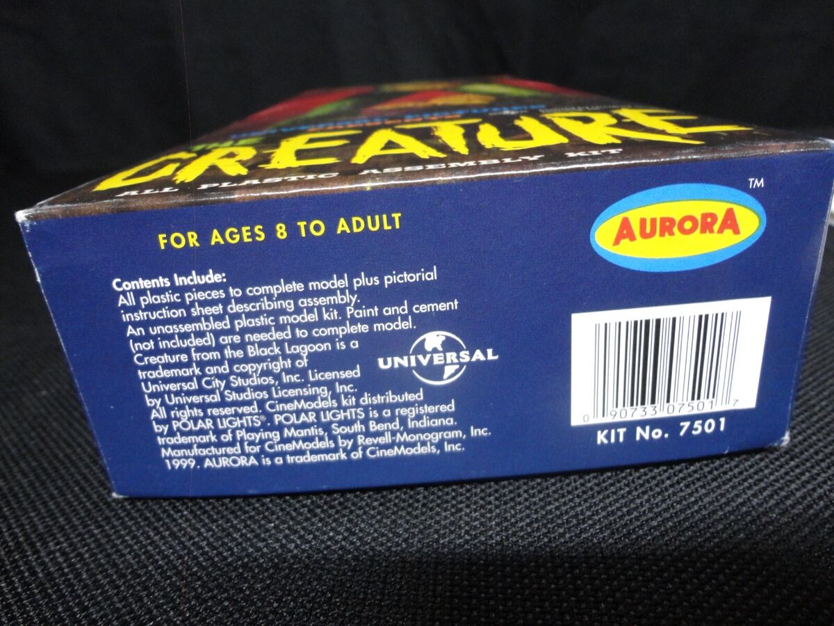 Aurora The Creature 1:8 Model Kit - 7501 for sale online | eBay Aurora The Creature 1:8 Model Kit - 7501 for sale online | eBay