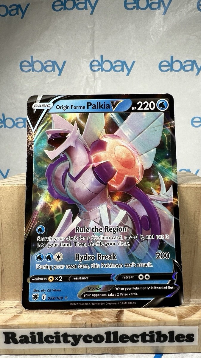 Origin Forme Palkia V 039/189 Full Art Pokemon Card Astral
