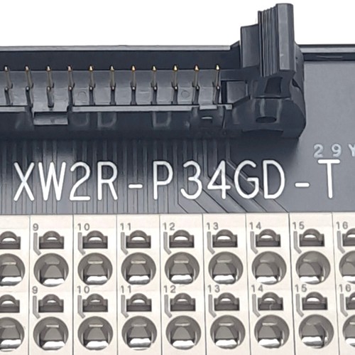 Omron XW2R-P34GD-T Conversion Connector Terminal Block, 34-Pole, Male Plug - Picture 2 of 4