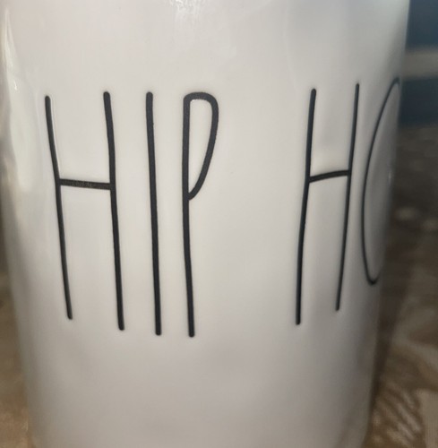Rae Dunn HIP HOP Tall Storage Canister Artisan Collection by Magenta Easter NEW - Picture 2 of 12