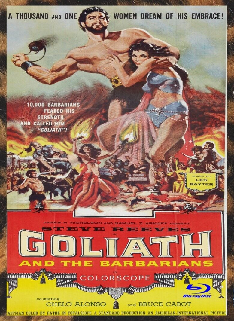 HERCULES TRILOGY 1958 BluRay Steve Reeves Widescreen original classic Action