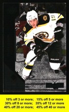 Boston Bruins Hockey Cards All Eras - You Pick - Part 1