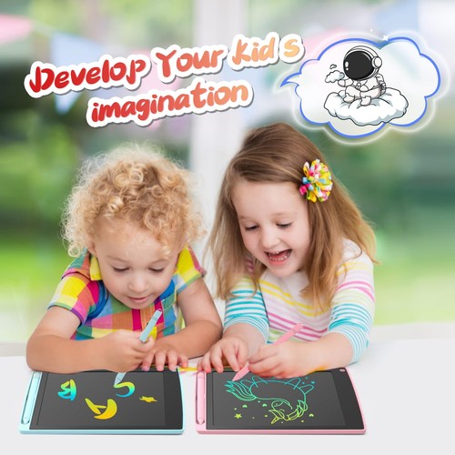 2 Pack LCD Writing Tablet for Kids Doodle Board with 2 Bag Electronic Drawing... - Picture 2 of 9