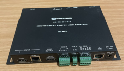 Crestron HD-RX-201-C-E Multiformat Switch & Receiver/HDMI