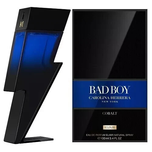 CAROLINA HERRERA BAD BOY COBALT ELIXIR 100ML EAU DE PARFUM EDP SPRAY FOR HIM