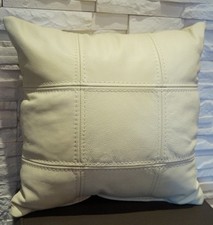 Lederkissen Sofakissen 100% Echt Leder Sofa Deko Kissen aufgefüllt Kissenbezüge