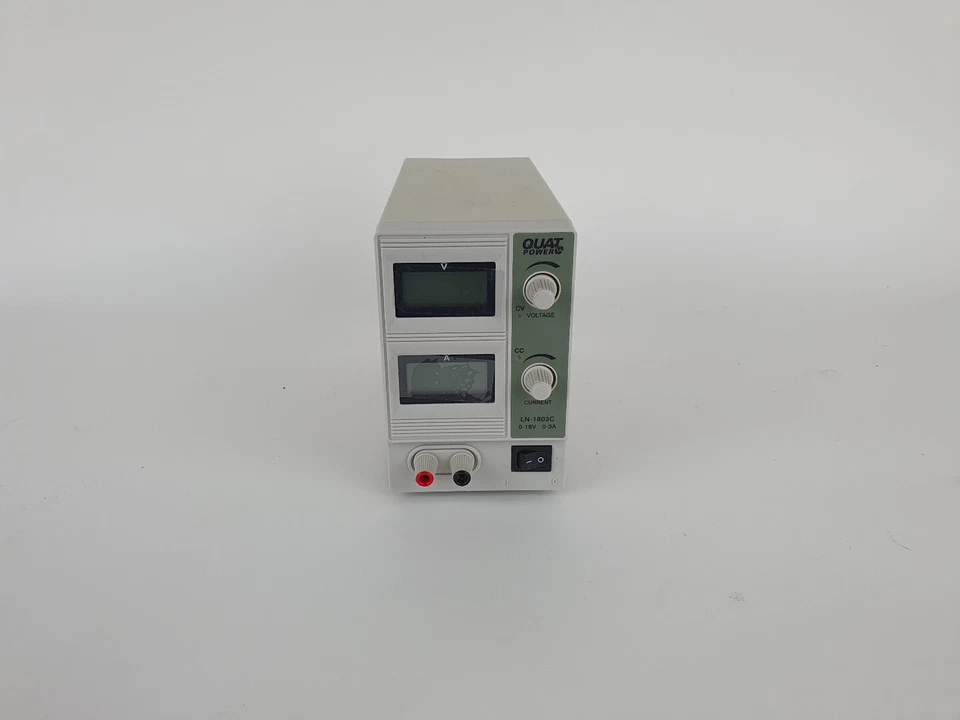 QuatPower Regelbares Labornetzgerät LN-1803C, 0...18 V-/0...3 A - Bild 4 von 4