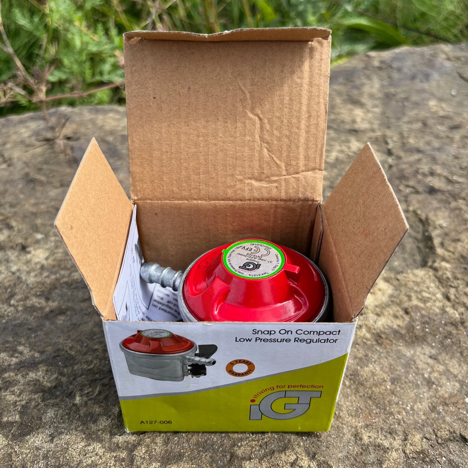 BBQ Propane Patio Gas Regulator 27mm Clip On Propane Gas Regulator