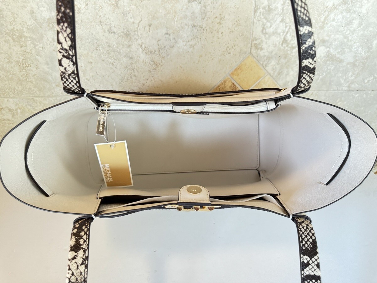 【Michael Kors】REED LG BELTED TOTE★送料無料!! MICHAEL KORS REED LARGE BELTED TOTE SHOULDER BAG EXOTIC