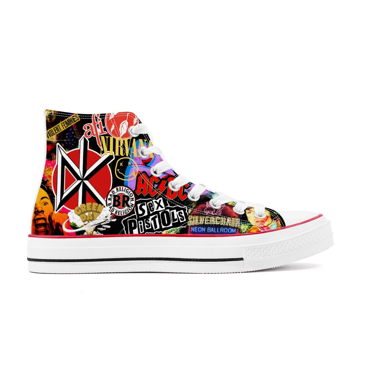 Rock shop canvas shoes