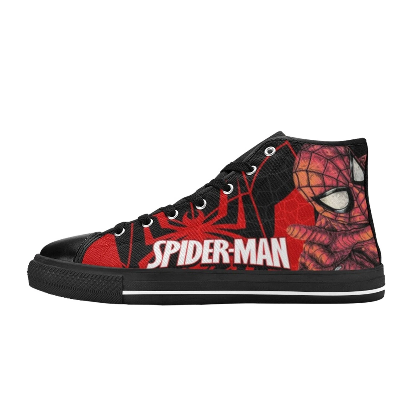 Spiderman Custom Sneakers High Top Men's Athletic Shoes Canvas