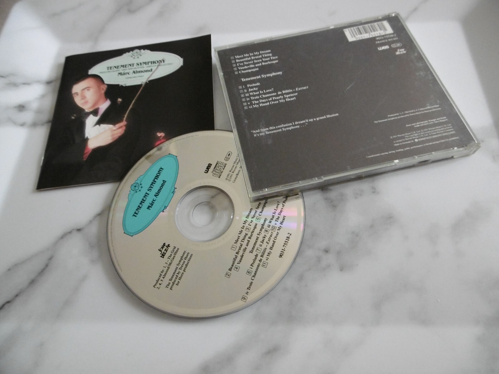 MARC ALMOND TENEMENT SYMPHONY CD ALBUM JACKY DAYS OF PEARLY SPENCER (SOFT CELL)