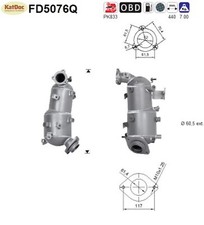 ✅ Ruß-Partikelfilter für Toyota Auris / Avensis / Corolla/Verso,Silizium, Euro 5