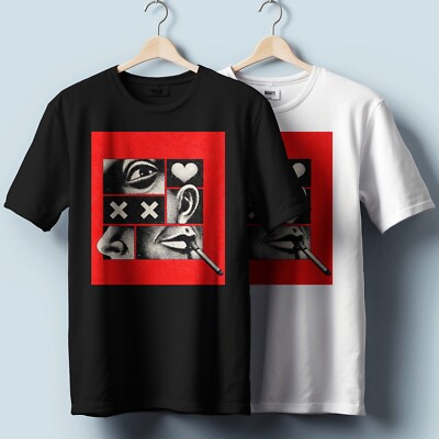 The Face T-Shirt   Vintage Style Graphic | Unisex Heavy Cotton