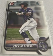 2022 Bowman Baseball Prospects Warming Bernabel Colorado Rockies 1st Bowman #46