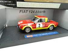Sun Star 1/18 - Fiat 124 Abarth Winner Rally Portugal 1974 Pinto