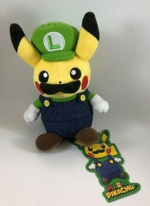 luigi pikachu plush