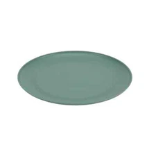 Mainstays Plastic Dinner Plates, 10.5” Round Green Set of 8