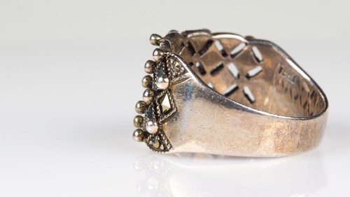 14K Yellow Gold Plating Ring Size 9 ESTATE SALE - Picture 21 of 23