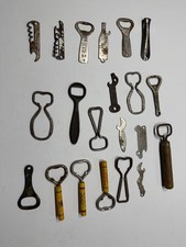 21 vintage bottle openers hotel olds, buckeye, zeppelin. beloit malt, Dr Pepper+