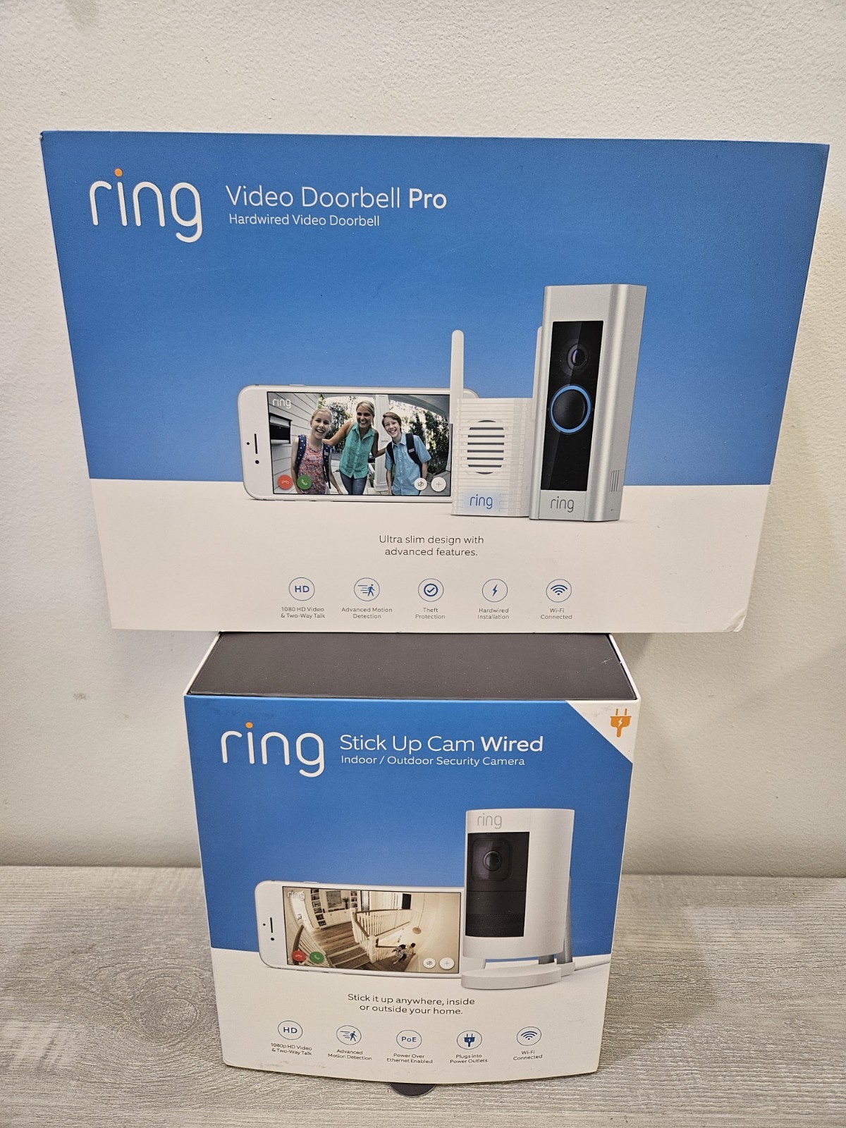 Ring Doorbell & Stick Up Camera Untested For Parts Or Repair Only-image