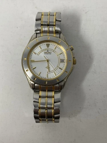 Rare Vintage Seiko Kinetic (REF 5M42) AS IS Needs Service