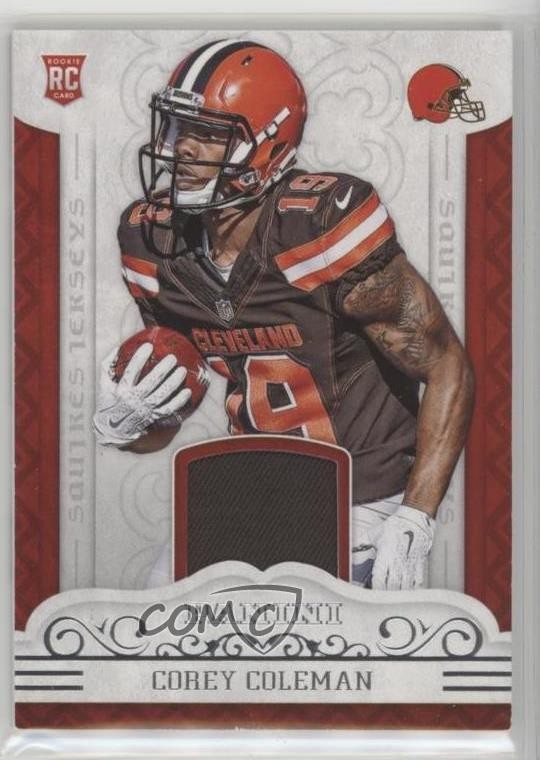 2016 Panini Squires Jerseys Corey Coleman #5 Rookie RC 2f4