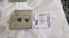 1no Schneider Ultimate Polished Chrome 2gang 2way LED Dimmer