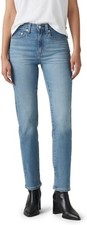 Levi's Women's 724 High Rise Straight Stellar Stretch Jeans Eternal Indigo Mid