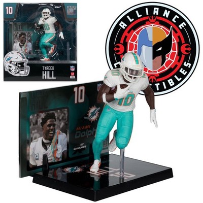 2025 McFarlane NFL SportsPicks 29 TYREEK HILL Dolphins Alternate 7'' Posed Figure