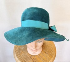 Fur Wide Brim Vintage Hats for Women for sale | eBay display picture 3
