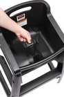 Rubbermaid Commercial Products Sturdy High-Chair, 33lb Capacity, Black