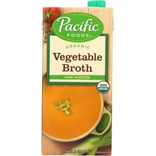 Pacific Foods Organic Low Sodium Vegetable Broth 32 Oz