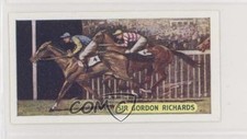 1957 Junior Service Famous Sports Records Blue Back Sir Gordon Richards #19 z6d