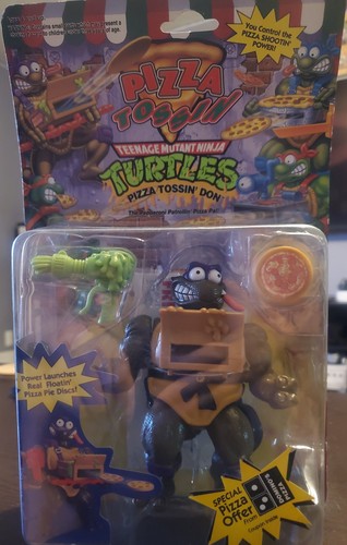 Figurine TMNT 1994 - Pizza Tossin' Raph - Playmates - Tortues Ninja - Occasion