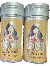 Lot Of 2!  She Is Bomb Collection Hair Wax Stick 2.7oz Exp. 3/17/2025