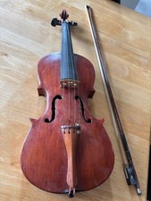 handmade violin Wood Ebony Pegs Natural Finis...