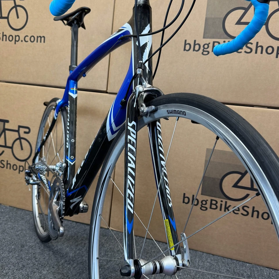 Bicicleta de carretera Specialized Tarmac Comp usada, fibra de carbono - 2008, 58 cm Foto 4 de 4