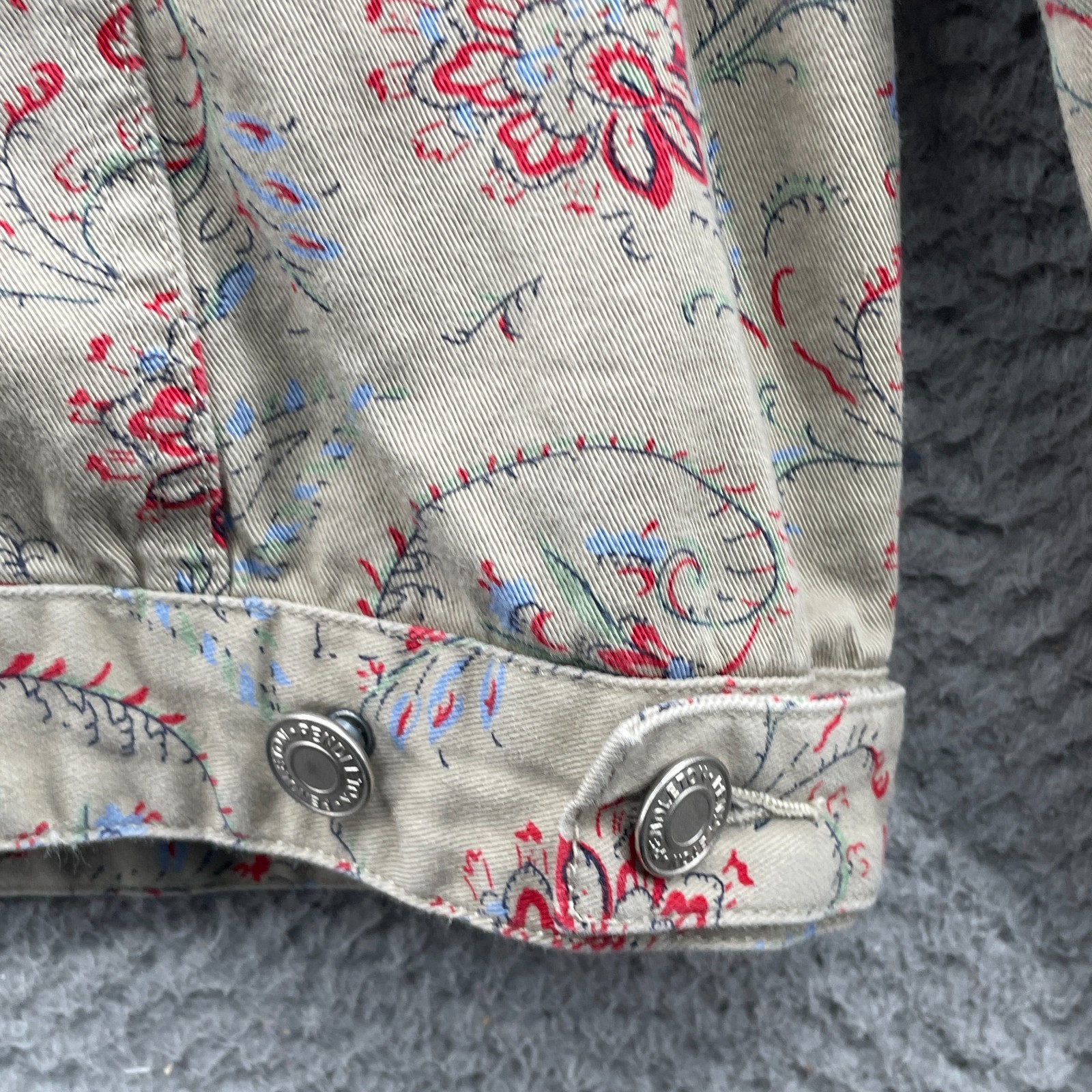 Pendleton Canvas Trucker Jacket Women's Small Flo… - image 8