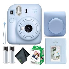 FUJIFILM INSTAX MINI 12 Instant Film Camera with Instant Film Pastel Blue